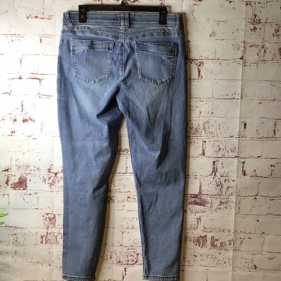 ♀️Democracy Skinny Ankle Light Wash Size 10 Denim Jeans SAC728 - Picture 8 of 8